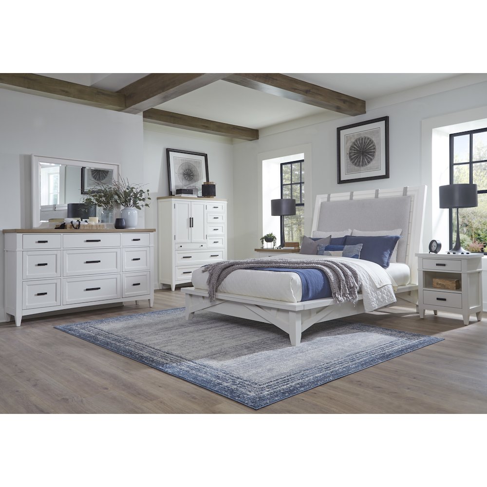 Modern Bedroom King Platform Bed