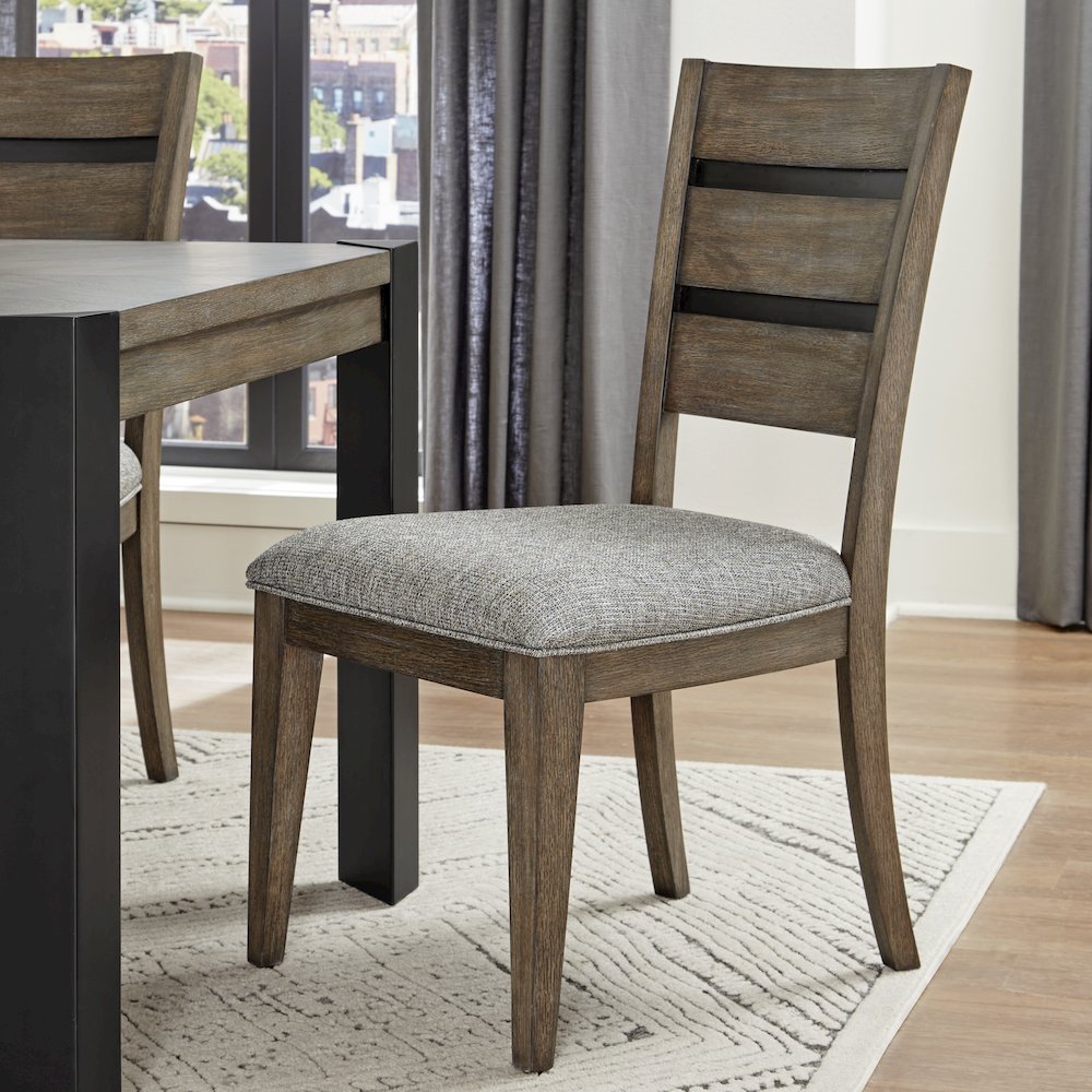 Cedar Fork - Dining 78 in. with 6 ladderback chairs