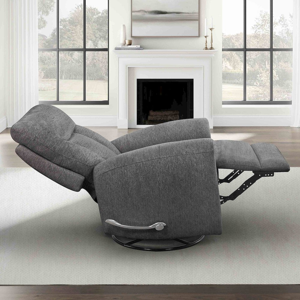 Natalia Nightfall Manual Swivel Glider Recliner Two Pack