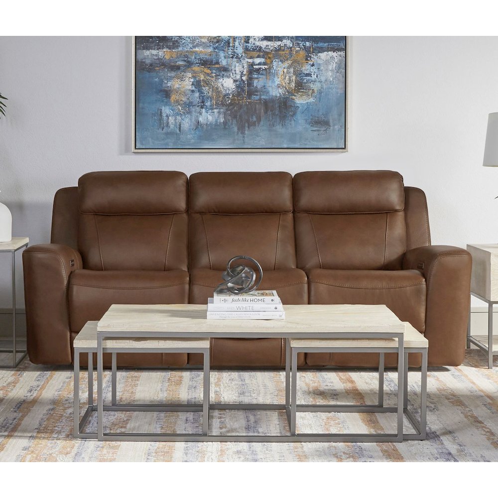 Calgary - Autumn Umber Power Reclining Sofa and 2 Recliners