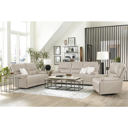 Whitman - Verona Linen - Powered By Freemotion Cordless Power Recliner Two Pack
