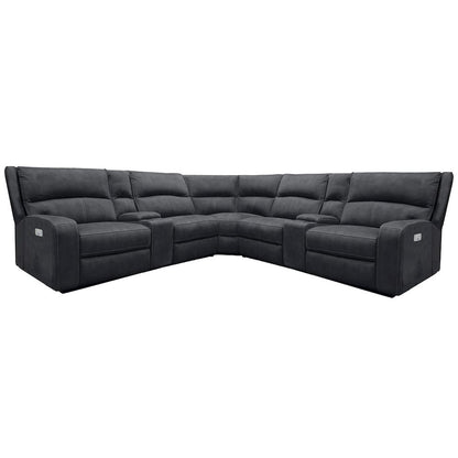 Polaris - Slate 7 Piece Modular Power Reclining Sectional