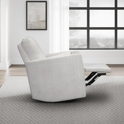 Turner Acadia White Manual Swivel Glider Recliner Two Pack