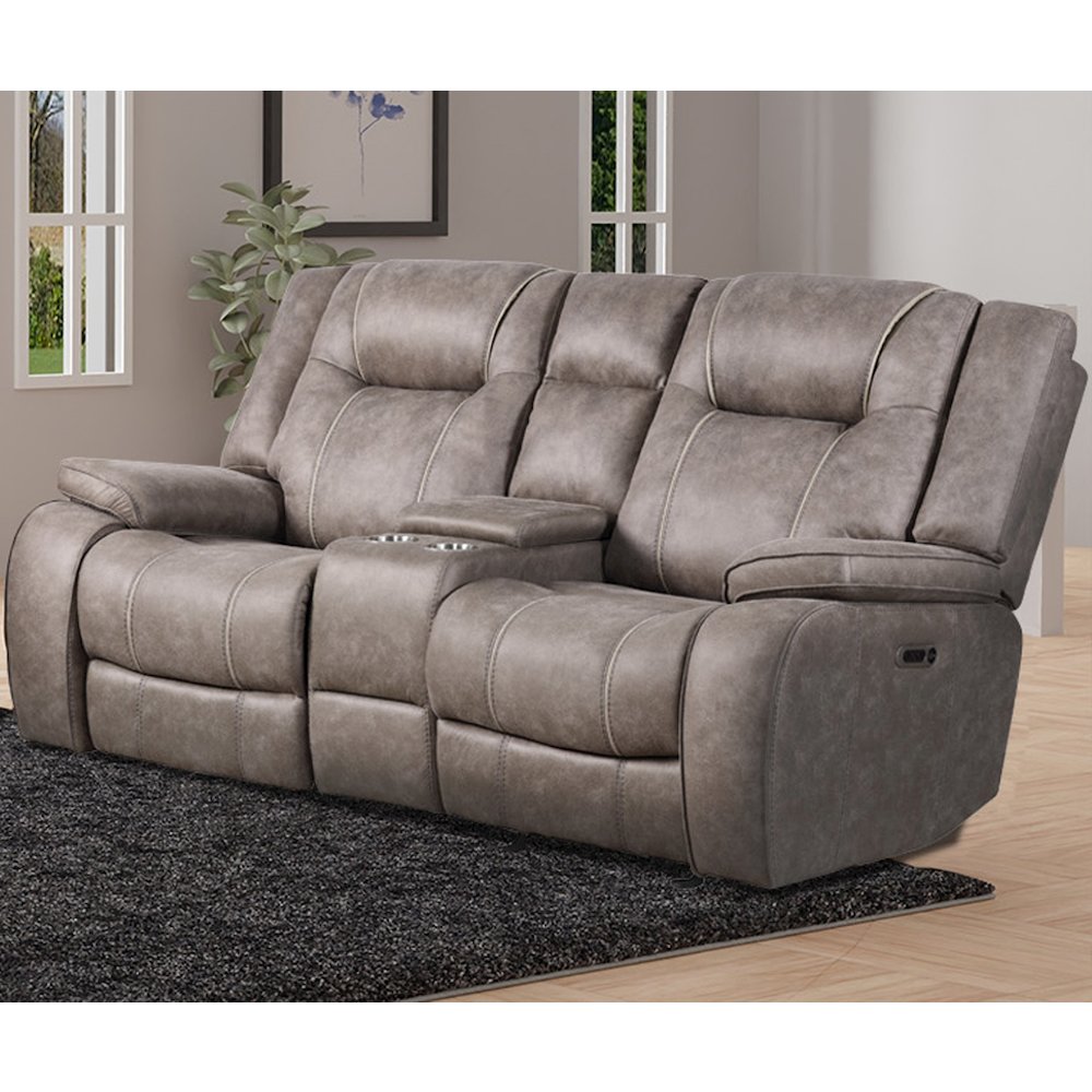 Blake - Desert Taupe Manual Reclining Sofa and Loveseat