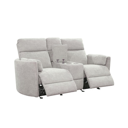 Radius - Mineral Power Reclining Sofa Loveseat and Recliner