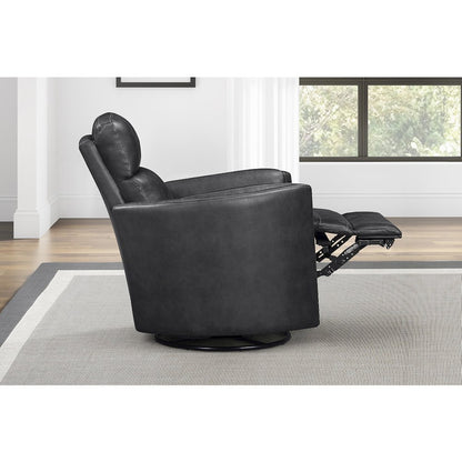 Radius Vintage Slate Swivel Power Glider Recliner Two Pack
