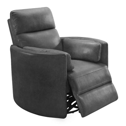 Radius Vintage Slate Swivel Power Glider Recliner Two Pack