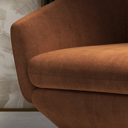 The Twist - Elise Rust Swivel Chair