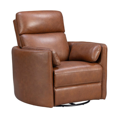 Radius Vintage Whiskey Swivel Power Glider Recliner Two Pack