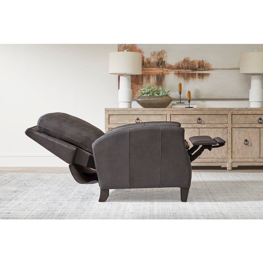 Hunter - Echo Grey Manual Pushback Recliner