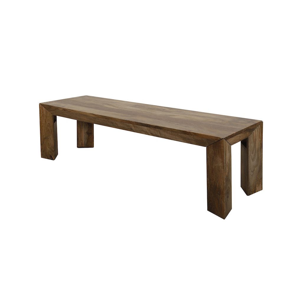 Downtown Dining 86 In. Rectangular Dining Table With 4 Upholstered Chairs