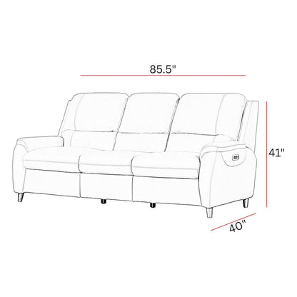 Austin - Caramel Cream Power Reclining Sofa and 2 Recliners