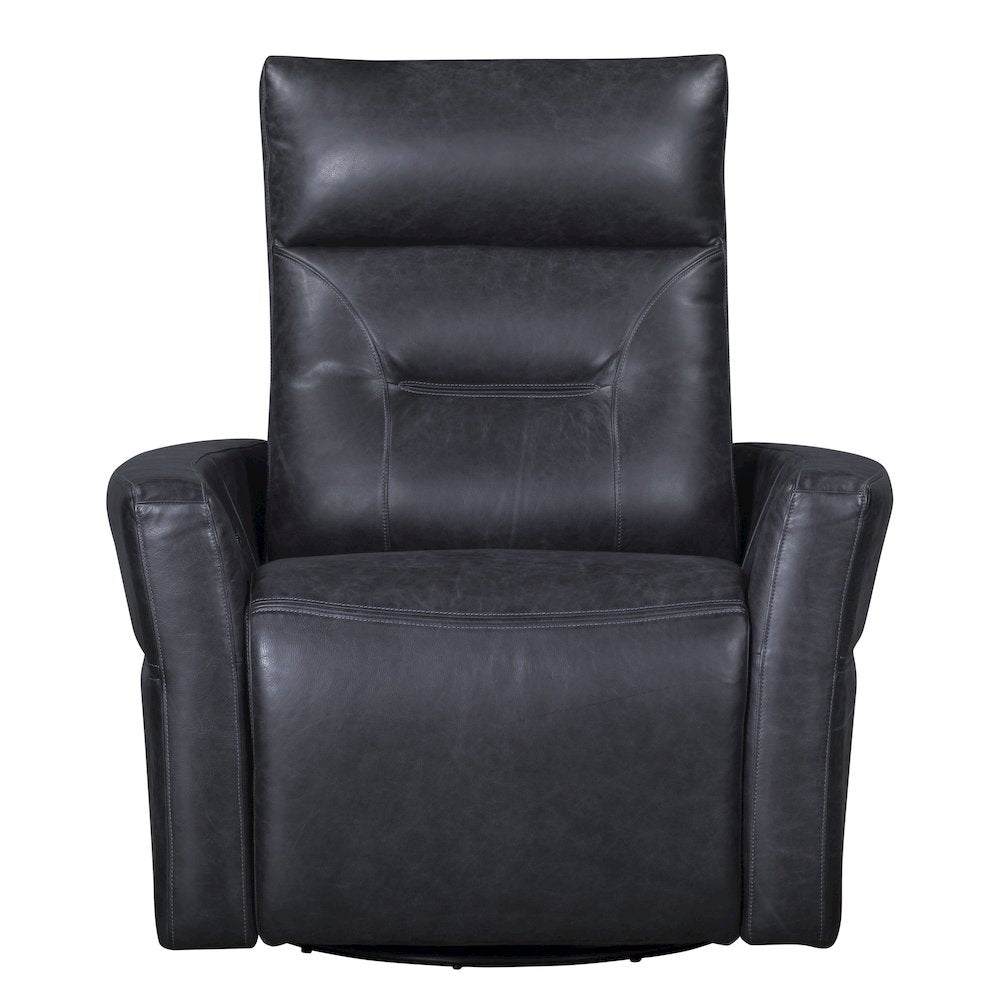 Remmington - Vintage Slate Power Swivel Glider Recliner P2