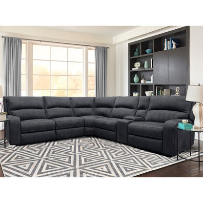 Polaris - Slate 6 Piece Modular Power Reclining Sectional