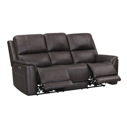 Easton Steamboat Brown Zero Gravity Power Reclining Sofa and Recliner