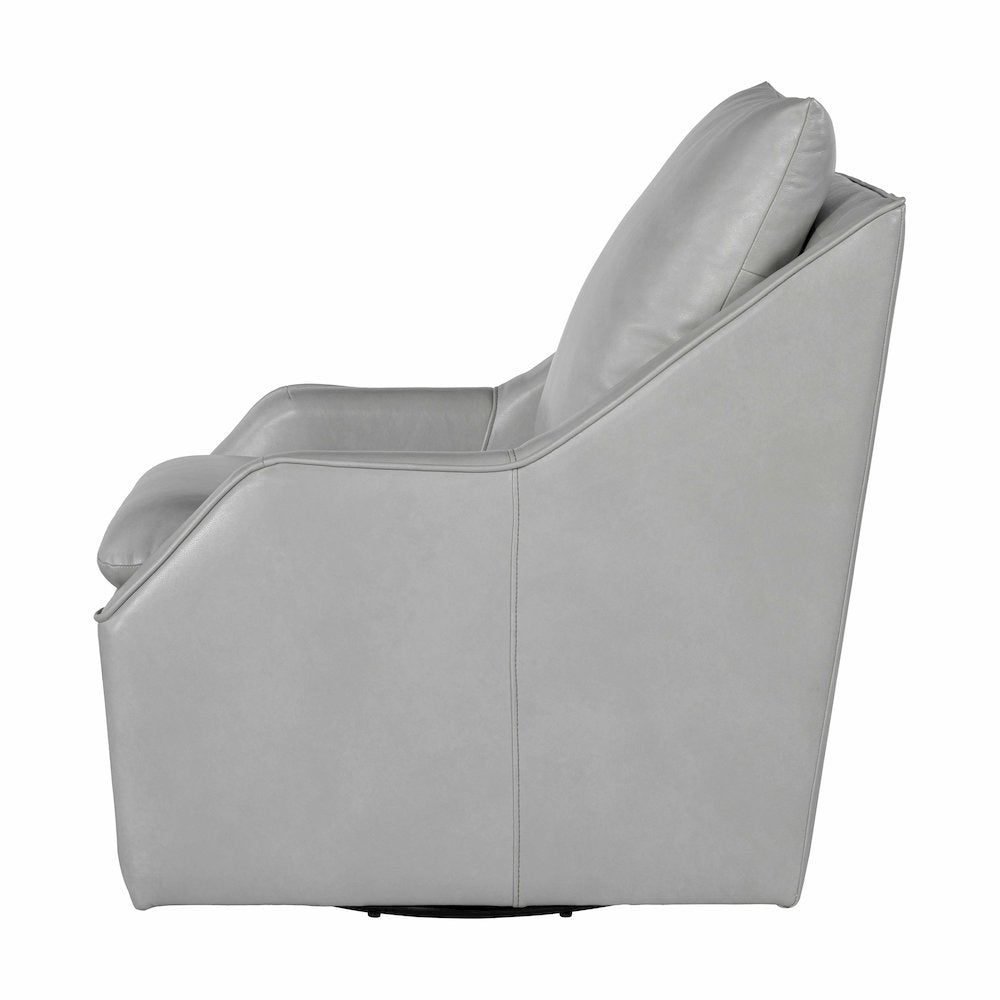Asher - Steamboat Ice Swivel Accent Chair
