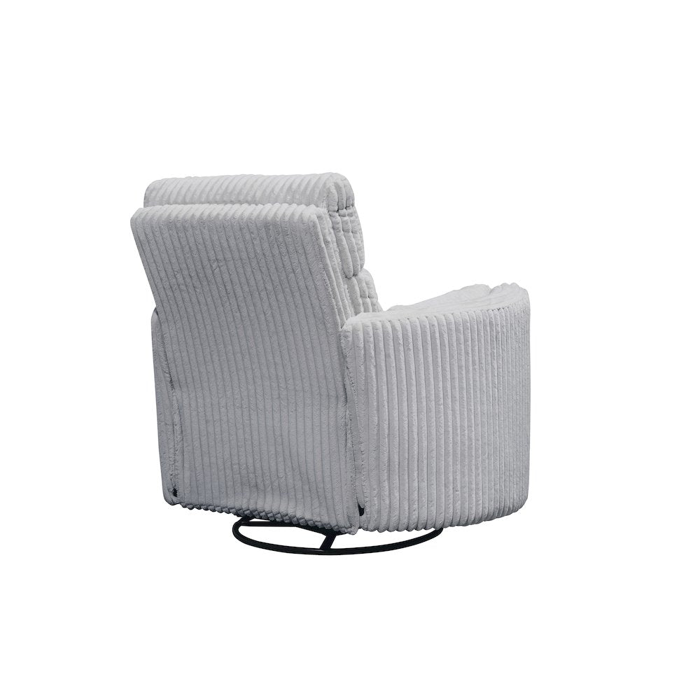 Radius - Mega Grey Power Reclining Sofa and Two Recliners