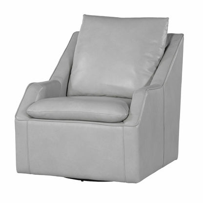 Asher - Steamboat Ice Swivel Accent Chair