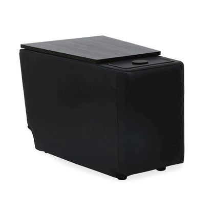 Phoenix Autumn Black Zero Gravity Power 3 Seat Home Theater Seating with 2
