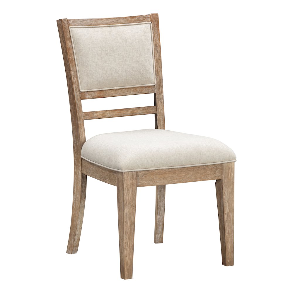 Breckenridge Dining 78 Inch Rectangular Table with 4 Upholstered Chairs