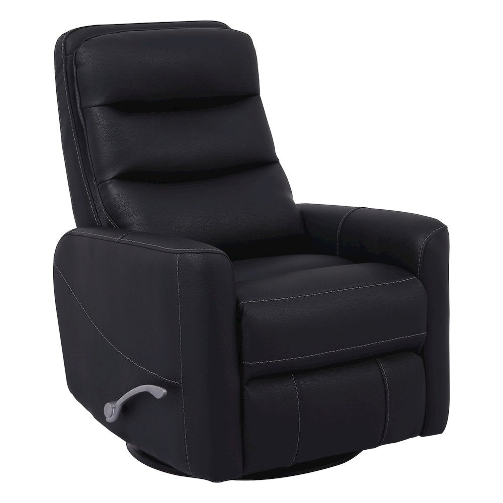 Hercules - Black Swivel Glider Recliner