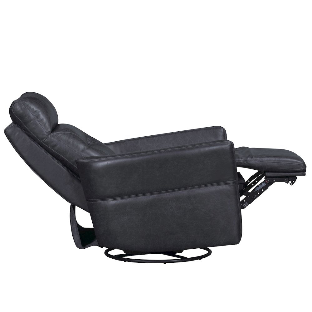 Remmington - Vintage Slate Power Swivel Glider Recliner P2