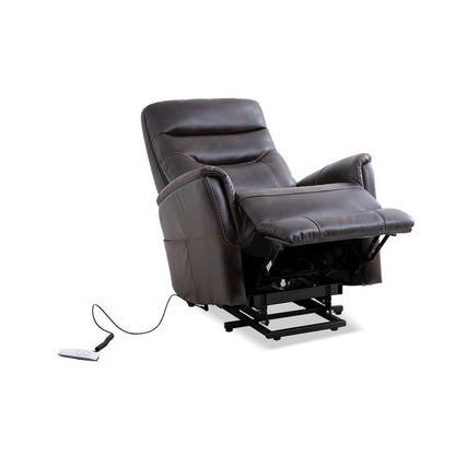 Gemini - Truffle Power Lift Recliner with Articulating Headrest