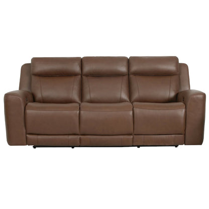 Calgary - Autumn Umber Power Reclining Sofa and 2 Recliners