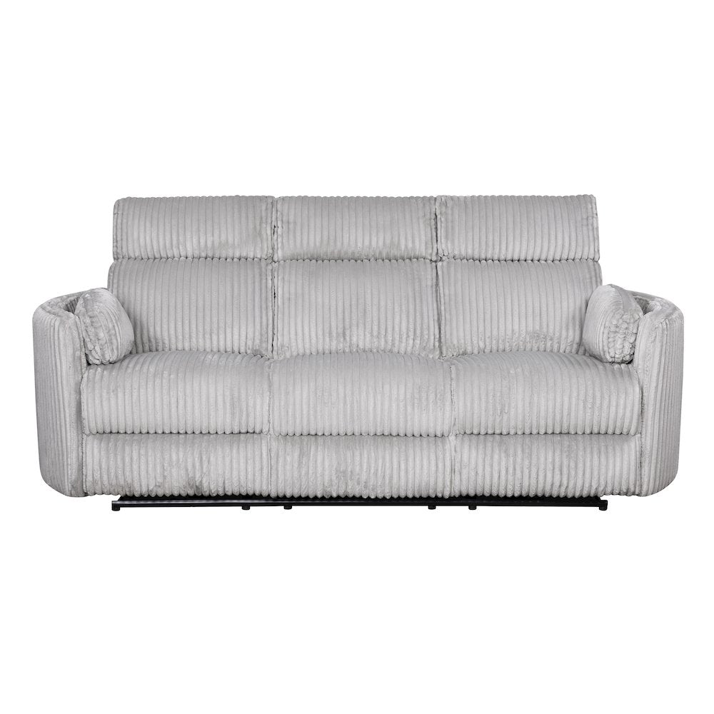 Radius - Mega Grey Power Reclining Sofa and Two Recliners