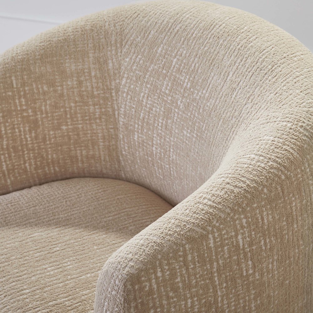 Tatum - Sand Dollar Swivel Accent Chair