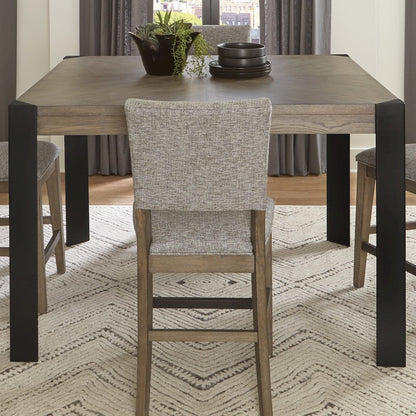 Cedar Fork - Dining 54 in. Square Counter Table with 4 counter stools