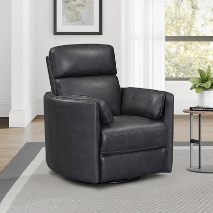 Radius Vintage Slate Swivel Power Glider Recliner Two Pack