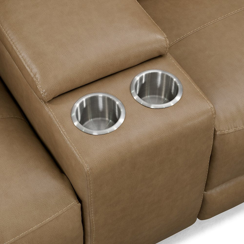 Momentum - Cashew 7 Piece Modular Power Reclining Sectional