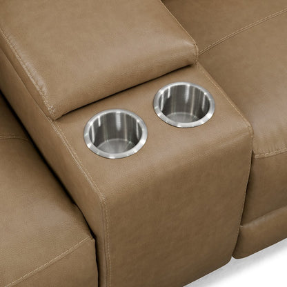 Momentum - Cashew 7 Piece Modular Power Reclining Sectional