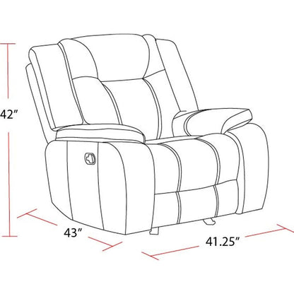 Blake - Desert Taupe Manual Reclining Sofa and Recliner