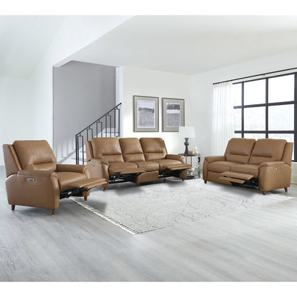Austin - Caramel Cream Power Recliner P2