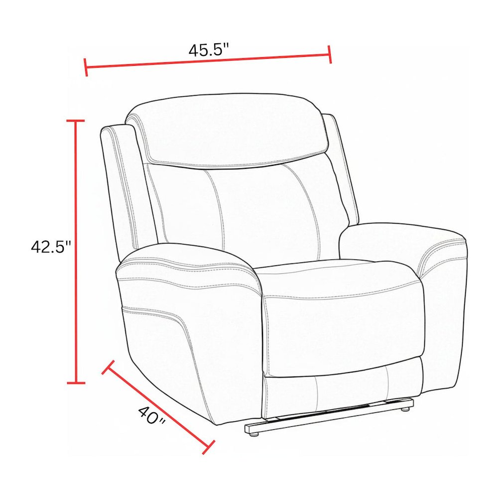 Callahan Sydney Granite Power Lift Recliner with Heat and Massage Two Pack