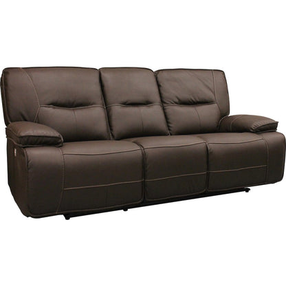 Spartacus - Chocolate Power Reclining Sofa and Two Recliners