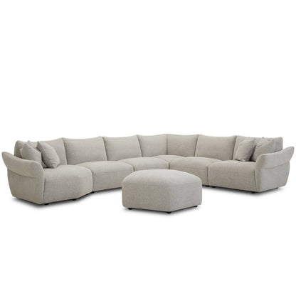 Playful - Canes Cobblestone 6 Piece Modular Sectional