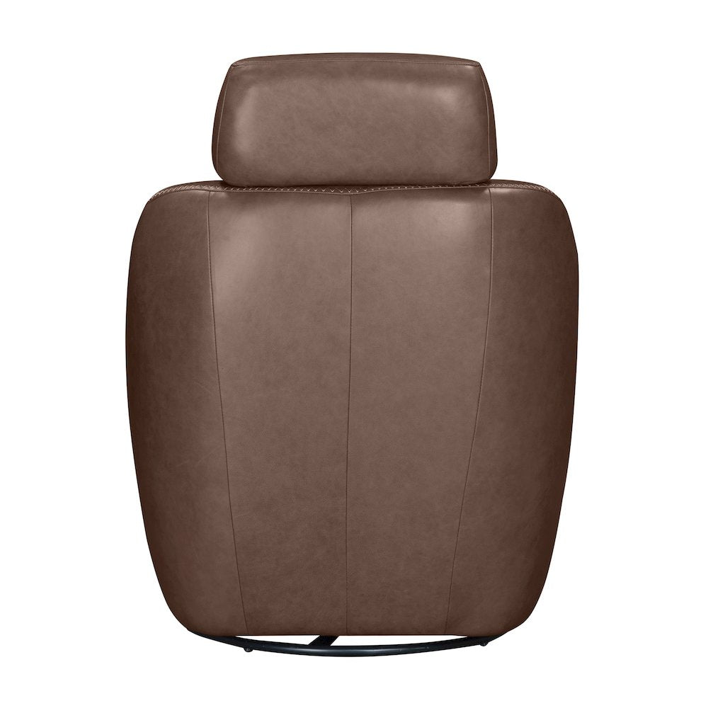 Miles Renaissance Tobacco Swivel Gliding Accent Chair Two Pack