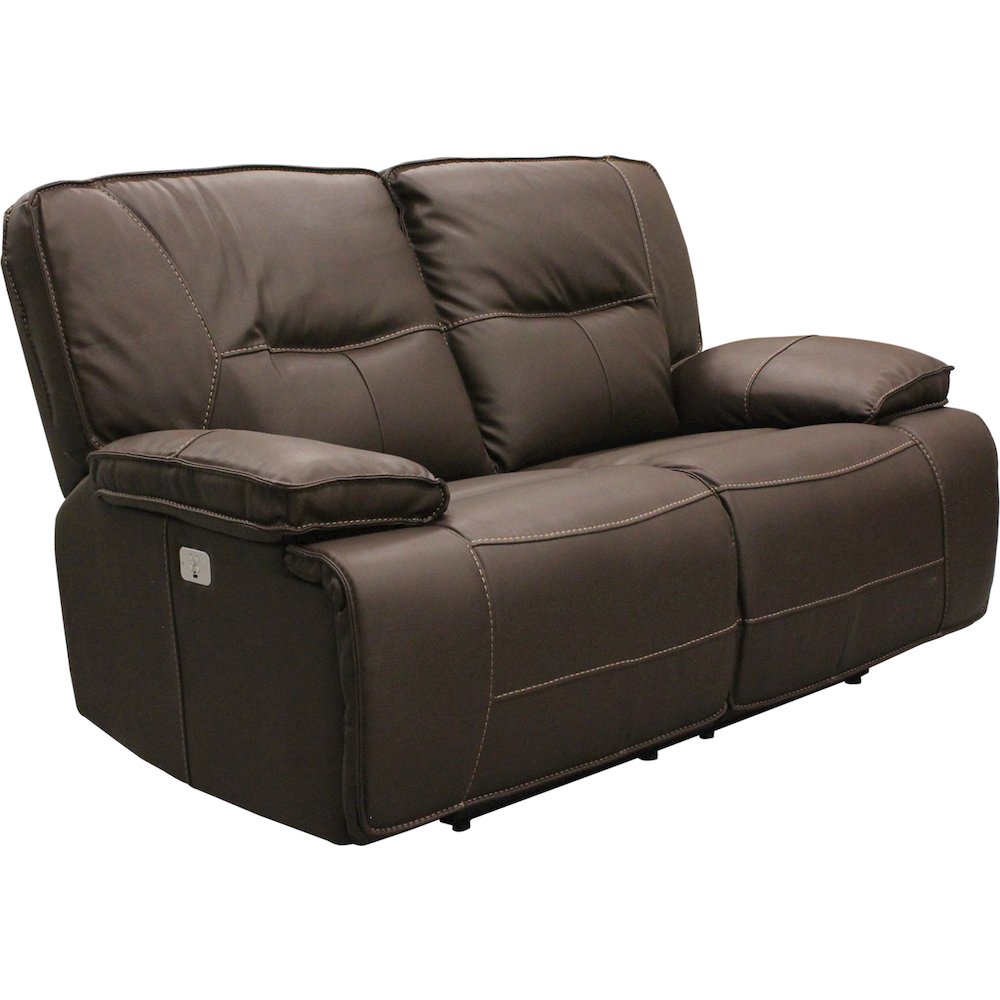 Spartacus - Chocolate Power Reclining Sofa Loveseat and Recliner
