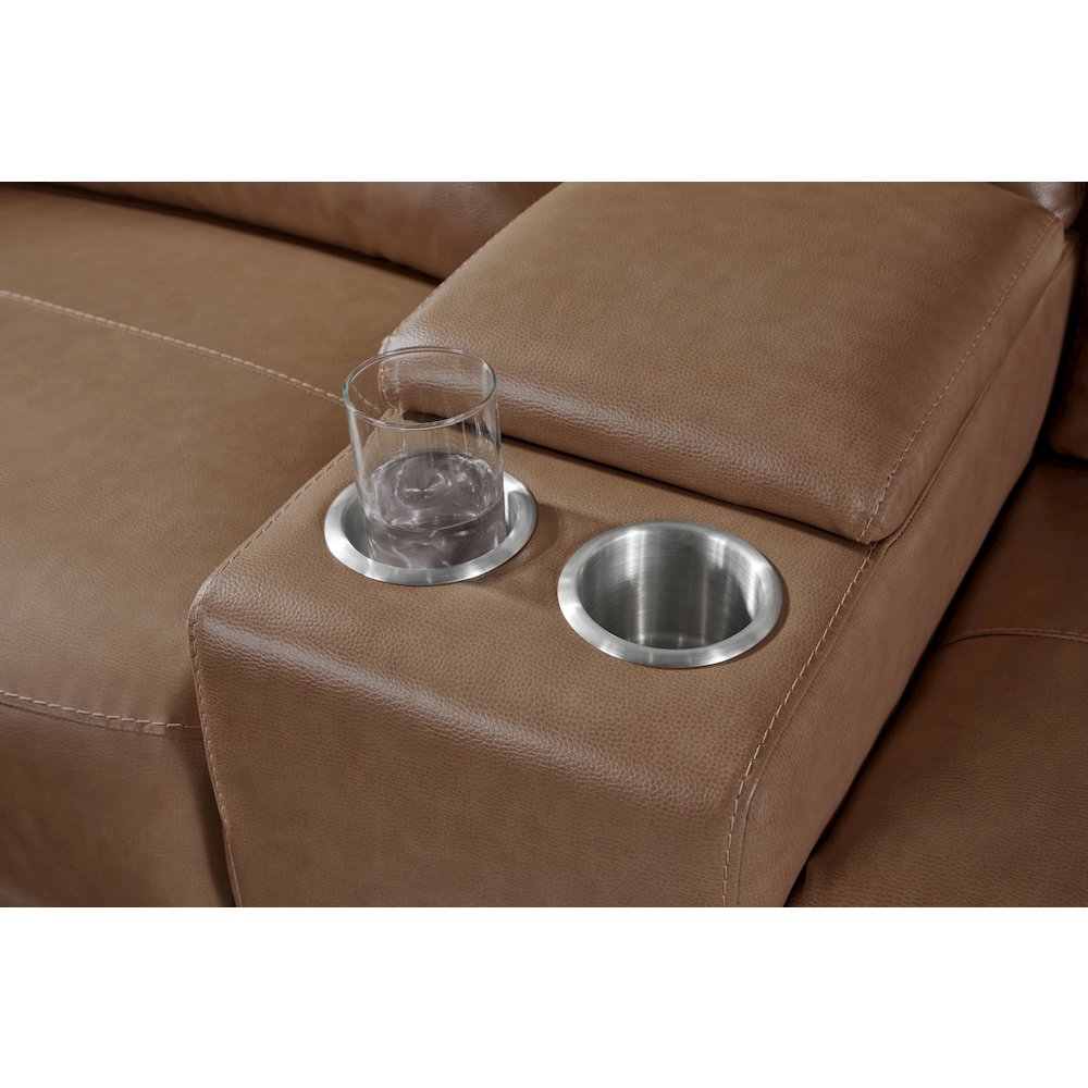 Momentum - Cashew 7 Piece Modular Power Reclining Sectional