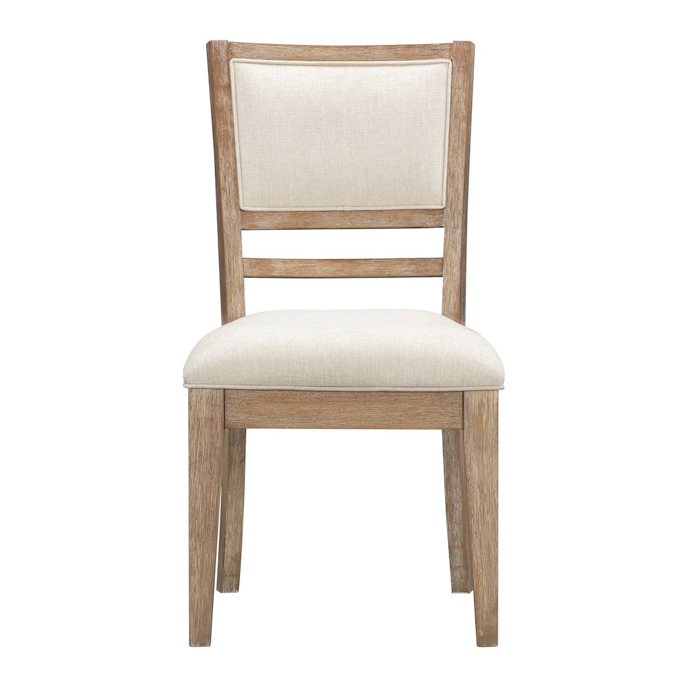 Breckenridge Dining 78 Inch Rectangular Table with 4 Upholstered Chairs