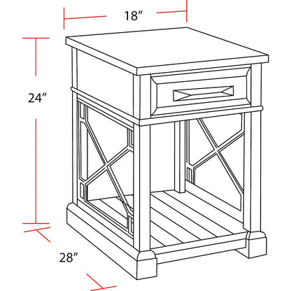 Sundance - Smokey Grey Cocktail Table with 2 Chairside Tables