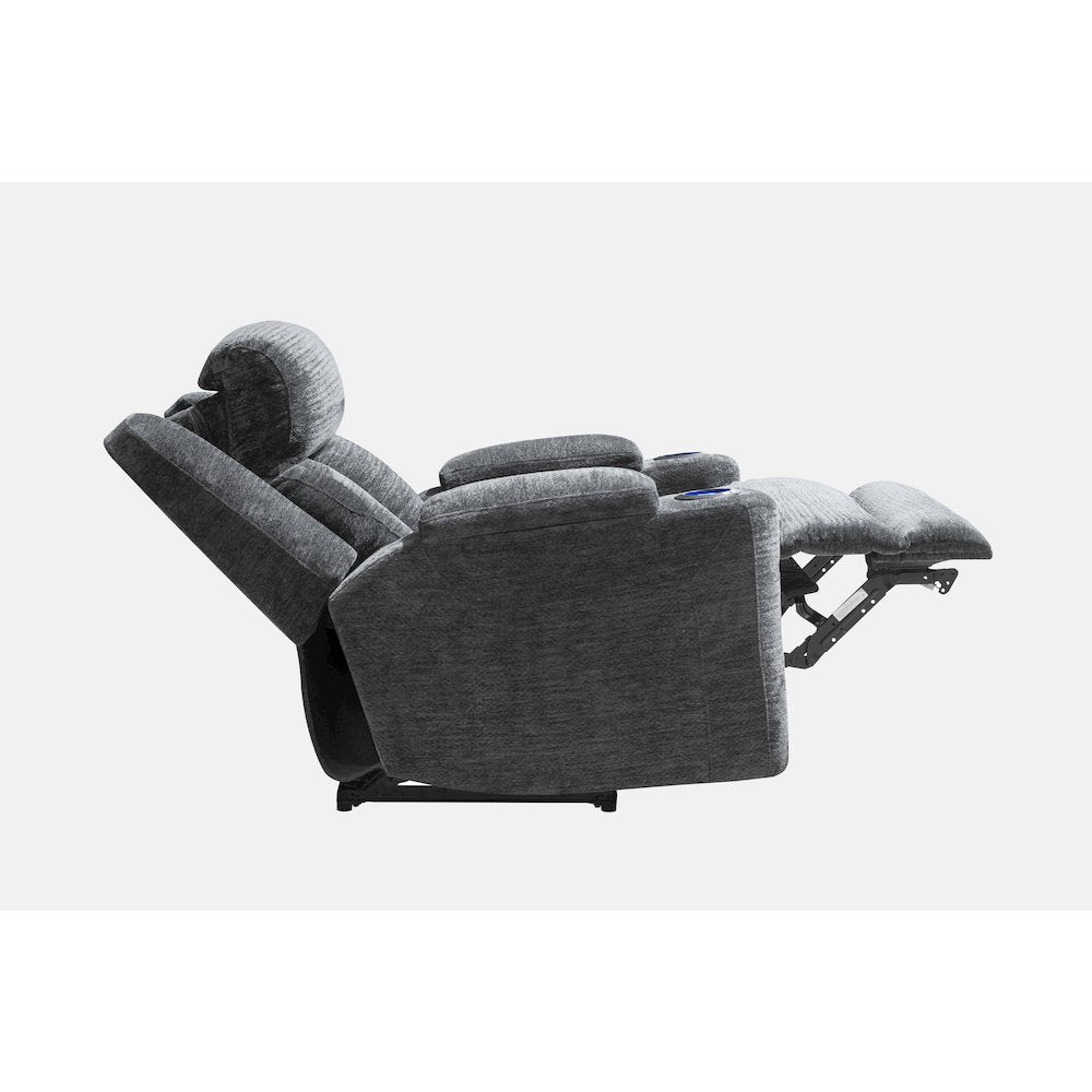 Dalton - Lucky Charcoal Power Recliner