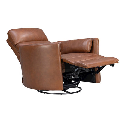 Radius Vintage Whiskey Swivel Power Glider Recliner Two Pack