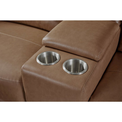Momentum - Cashew 7 Piece Modular Power Reclining Sectional