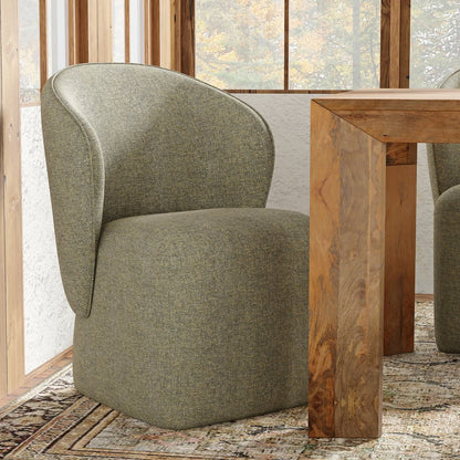 Downtown Dining 86 In. Rectangular Dining Table With 4 Upholstered Chairs
