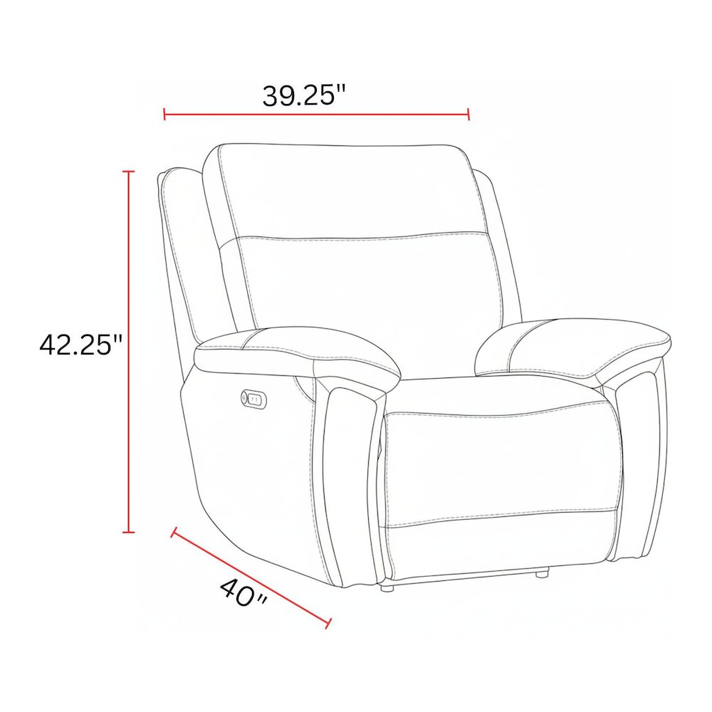 Jameson - Hickory Power Zero Gravity Recliner