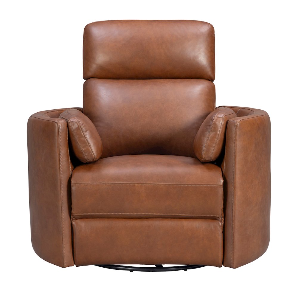 Radius Vintage Whiskey Swivel Power Glider Recliner Two Pack